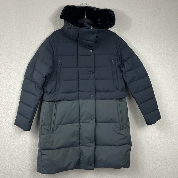 NWT Fusalp Marilou Faux Fur Trim Quilted Shell Jacket Coat Puffer Duck Down 42 - Picture 3 of 16